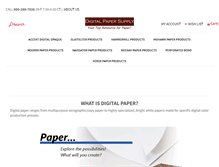 Tablet Screenshot of digitalpapersupply.com